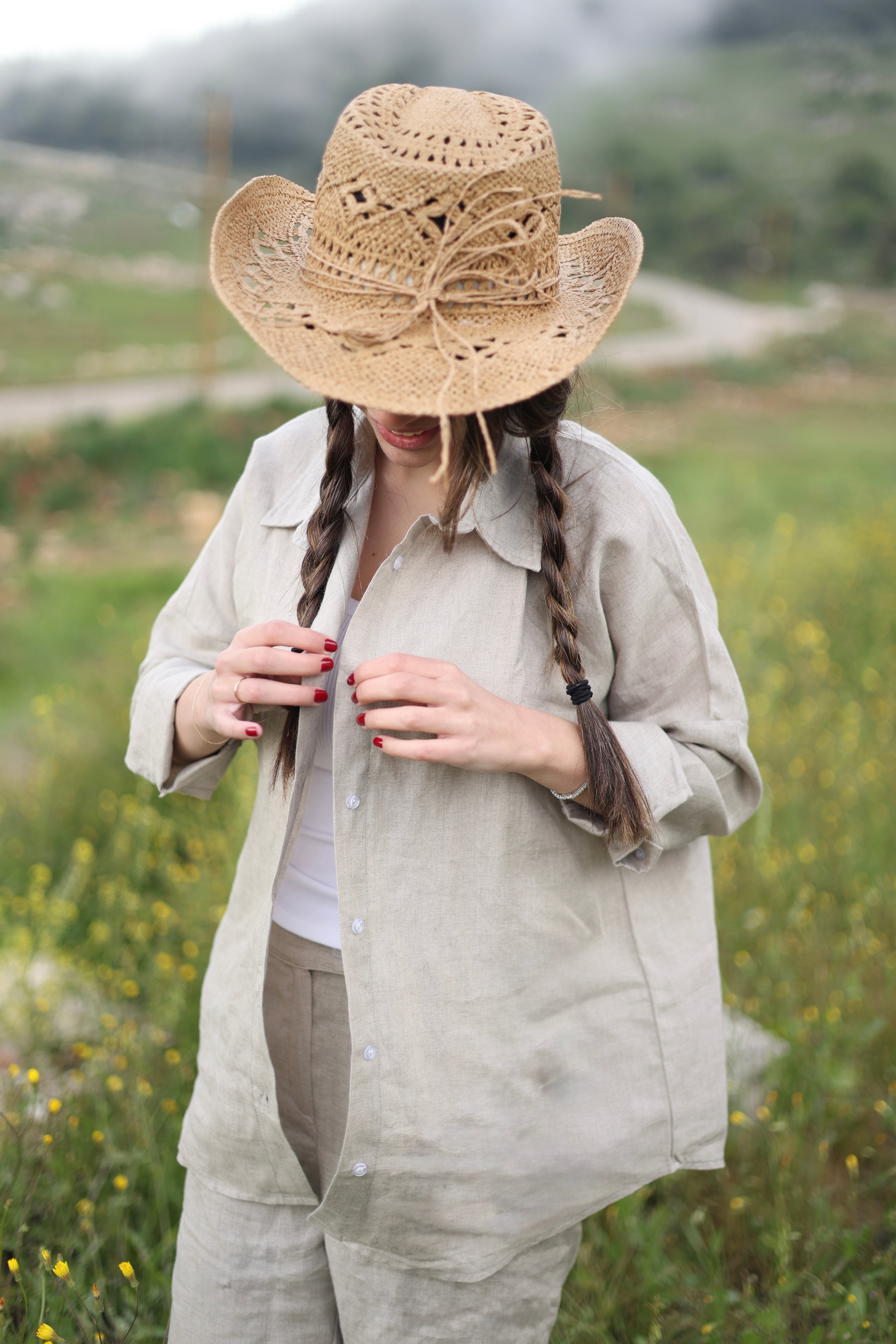 Ecru Linen Set