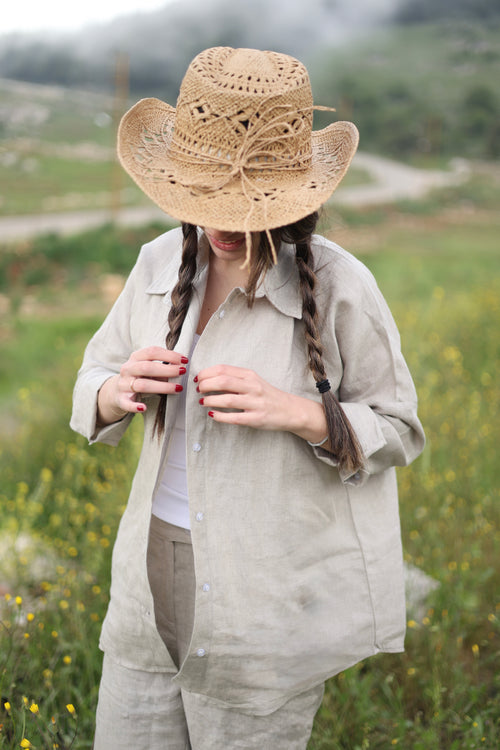 Ecru Linen Set