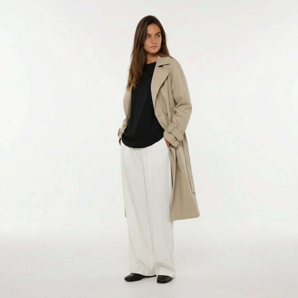 Beige Trench Coat